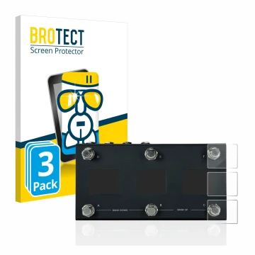 Vorderseite einer Produktverpackung mit dem Markenlogo BROTECT. Daneben ist das Gerät Morningstar MC6 Pro mit dem zugehörigen 