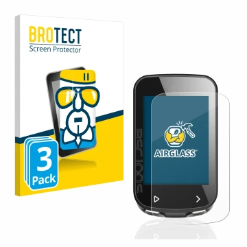 Vorderseite einer Produktverpackung mit dem Markenlogo BROTECT. Daneben ist das Gerät iGPSPORT BSC100S mit dem zugehörigen Dis