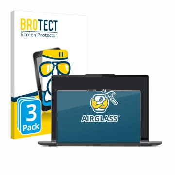 Vorderseite einer Produktverpackung mit dem Markenlogo BROTECT. Daneben ist das Gerät Lenovo Yoga 7 Gen 8 14