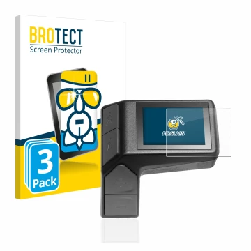 Vorderseite einer Produktverpackung mit dem Markenlogo BROTECT. Daneben ist das Gerät Giant Ridecontrol Dash 2 in 1 mit dem zu