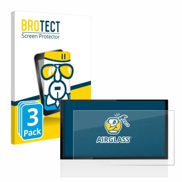 Vorderseite einer Produktverpackung mit dem Markenlogo BROTECT. Daneben ist das Gerät Kenwood DMX 7722DABS mit dem zugehörigen