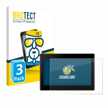 Vorderseite einer Produktverpackung mit dem Markenlogo BROTECT. Daneben ist das Gerät Garmin Drive 53 5