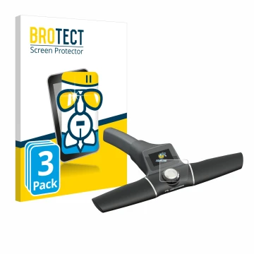 Vorderseite einer Produktverpackung mit dem Markenlogo BROTECT. Daneben ist das Gerät Motocaddy S1 DHC Electric Trolley mit de