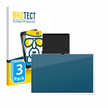 Vorderseite einer Produktverpackung mit dem Markenlogo BROTECT. Daneben ist das Gerät Samsung Galaxy Tab S9 Ultra 5G mit dem z