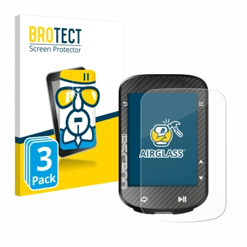 Vorderseite einer Produktverpackung mit dem Markenlogo BROTECT. Daneben ist das Gerät iGPSPORT BSC300 mit dem zugehörigen Disp