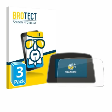 Vorderseite einer Produktverpackung mit dem Markenlogo BROTECT. Daneben ist das Gerät PowaKaddy C2i mit dem zugehörigen Displa