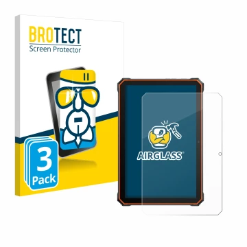 Vorderseite einer Produktverpackung mit dem Markenlogo BROTECT. Daneben ist das Gerät Blackview Active 6 mit dem zugehörigen D