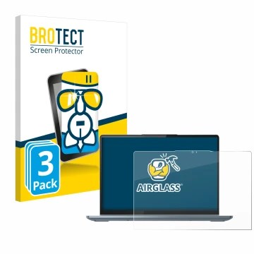 Vorderseite einer Produktverpackung mit dem Markenlogo BROTECT. Daneben ist das Gerät Lenovo IdeaPad Flex 5 14