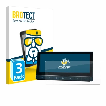 Vorderseite einer Produktverpackung mit dem Markenlogo BROTECT. Daneben ist das Gerät MG 5 IPS-HD 10.25