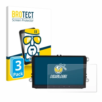 Vorderseite einer Produktverpackung mit dem Markenlogo BROTECT. Daneben ist das Gerät JF-Sound JF-039W6-X9C mit dem zugehörige