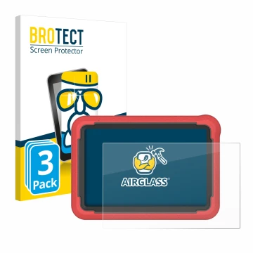 Vorderseite einer Produktverpackung mit dem Markenlogo BROTECT. Daneben ist das Gerät Launch X-431 ProV5 2023 (10,1