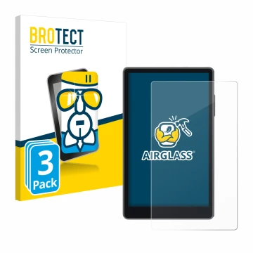 Vorderseite einer Produktverpackung mit dem Markenlogo BROTECT. Daneben ist das Gerät Keystone 3 Pro mit dem zugehörigen Displ