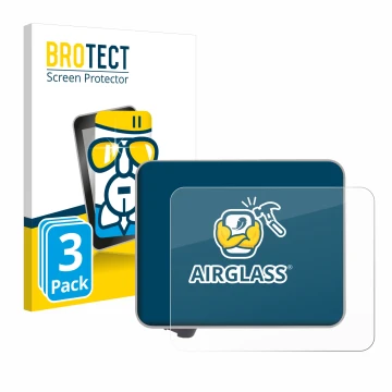 Vorderseite einer Produktverpackung mit dem Markenlogo BROTECT. Daneben ist das Gerät Bambu Lab A1 3D Printer mit dem zugehöri