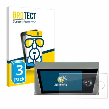 Vorderseite einer Produktverpackung mit dem Markenlogo BROTECT. Daneben ist das Gerät Volkswagen California 6.1 mit dem zugehö