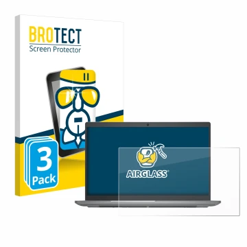 Vorderseite einer Produktverpackung mit dem Markenlogo BROTECT. Daneben ist das Gerät Dell Latitude 5540 mit dem zugehörigen D