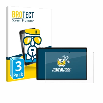 Vorderseite einer Produktverpackung mit dem Markenlogo BROTECT. Daneben ist das Gerät Goodtel G10 mit dem zugehörigen Displays