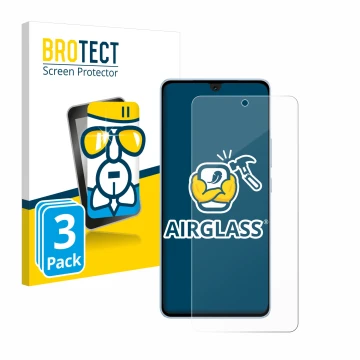 Vorderseite einer Produktverpackung mit dem Markenlogo BROTECT. Daneben ist das Gerät Vivo iQOO Neo 9 Pro mit dem zugehörigen 
