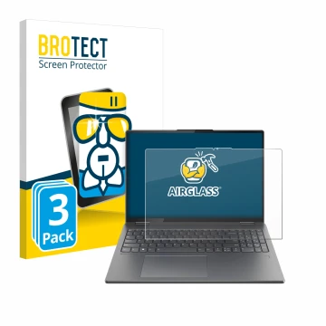 Vorderseite einer Produktverpackung mit dem Markenlogo BROTECT. Daneben ist das Gerät Lenovo Yoga 7i 2-in-1 Gen 9 16