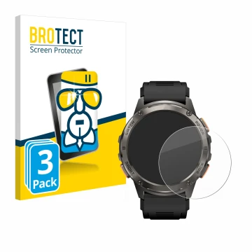 Vorderseite einer Produktverpackung mit dem Markenlogo BROTECT. Daneben ist das Gerät Kospet Tank T3 mit dem zugehörigen Displ