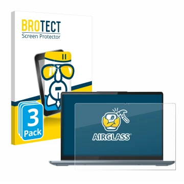 Vorderseite einer Produktverpackung mit dem Markenlogo BROTECT. Daneben ist das Gerät Lenovo IdeaPad 5i 2-in-1 Gen 9 14