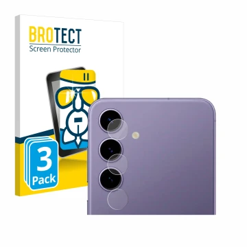 Vorderseite einer Produktverpackung mit dem Markenlogo BROTECT. Daneben ist das Gerät Samsung Galaxy S24 Enterprise Edition (N