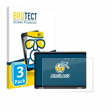 Vorderseite einer Produktverpackung mit dem Markenlogo BROTECT. Daneben ist das Gerät Dell Latitude 7440 2-in-1 mit dem zugehö