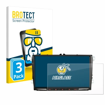 Vorderseite einer Produktverpackung mit dem Markenlogo BROTECT. Daneben ist das Gerät Erisin ES8998V 9