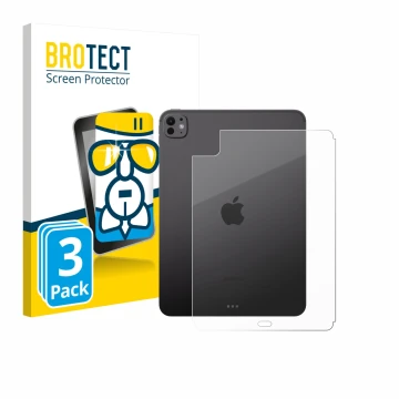 Vorderseite einer Produktverpackung mit dem Markenlogo BROTECT. Daneben ist das Gerät Apple iPad Pro 11