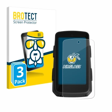 Vorderseite einer Produktverpackung mit dem Markenlogo BROTECT. Daneben ist das Gerät Hammerhead Karoo 3 mit dem zugehörigen D