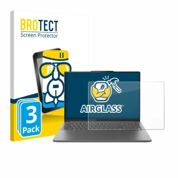 Vorderseite einer Produktverpackung mit dem Markenlogo BROTECT. Daneben ist das Gerät Lenovo Yoga Pro 9i Gen 9 16