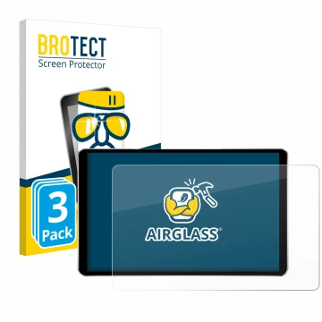 Vorderseite einer Produktverpackung mit dem Markenlogo BROTECT. Daneben ist das Gerät Joying Car Radio 8