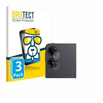 Vorderseite einer Produktverpackung mit dem Markenlogo BROTECT. Daneben ist das Gerät Xiaomi Redmi Pad Pro (NUR Kameraschutz) 