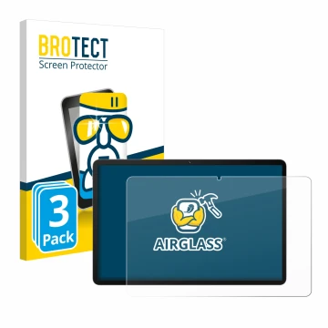 Vorderseite einer Produktverpackung mit dem Markenlogo BROTECT. Daneben ist das Gerät Huawei MatePad SE 11
