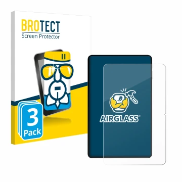 Vorderseite einer Produktverpackung mit dem Markenlogo BROTECT. Daneben ist das Gerät Oukitel OT5S mit dem zugehörigen Display