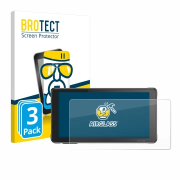 Vorderseite einer Produktverpackung mit dem Markenlogo BROTECT. Daneben ist das Gerät Interphone Sync55 mit dem zugehörigen Di