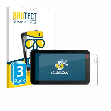 Vorderseite einer Produktverpackung mit dem Markenlogo BROTECT. Daneben ist das Gerät Chigee AIO-5 Lite mit dem zugehörigen Di
