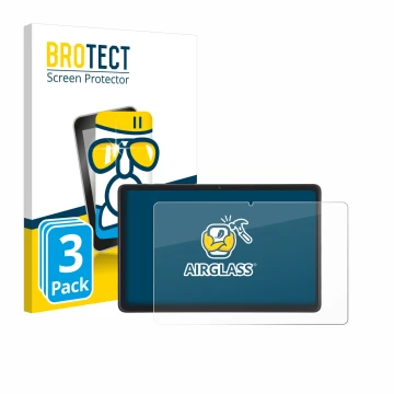 Vorderseite einer Produktverpackung mit dem Markenlogo BROTECT. Daneben ist das Gerät Acepad A170 10.4