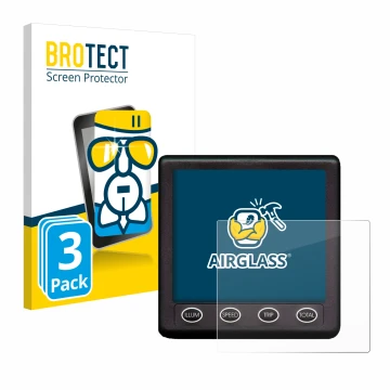 Vorderseite einer Produktverpackung mit dem Markenlogo BROTECT. Daneben ist das Gerät Nasa Marine Instruments Clipper Duet Sys