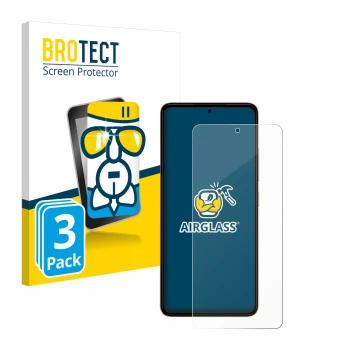 Vorderseite einer Produktverpackung mit dem Markenlogo BROTECT. Daneben ist das Gerät HMD Pulse mit dem zugehörigen Displaysch