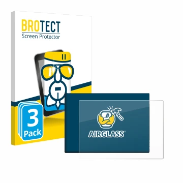 Vorderseite einer Produktverpackung mit dem Markenlogo BROTECT. Daneben ist das Gerät G-STORY 10.1
