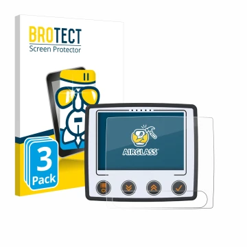 Vorderseite einer Produktverpackung mit dem Markenlogo BROTECT. Daneben ist das Gerät Skytraxx 5 Mini mit dem zugehörigen Disp