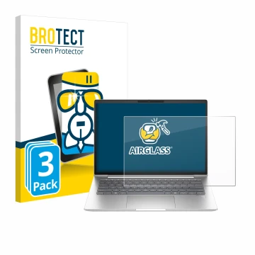 Vorderseite einer Produktverpackung mit dem Markenlogo BROTECT. Daneben ist das Gerät HP ProBook 440 G11 mit dem zugehörigen D