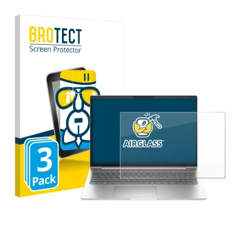 Vorderseite einer Produktverpackung mit dem Markenlogo BROTECT. Daneben ist das Gerät HP ProBook 460 G11 mit dem zugehörigen D