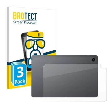 Vorderseite einer Produktverpackung mit dem Markenlogo BROTECT. Daneben ist das Gerät Alldocube iPlay 60 Mini Pro (Rückseite) 