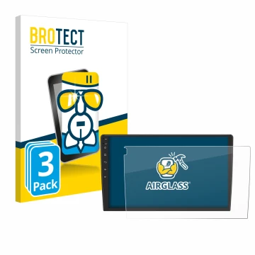 Vorderseite einer Produktverpackung mit dem Markenlogo BROTECT. Daneben ist das Gerät Eonon ua12s plus-6g mit dem zugehörigen 