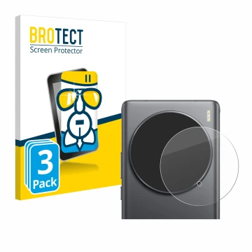 Vorderseite einer Produktverpackung mit dem Markenlogo BROTECT. Daneben ist das Gerät Vivo X100 Ultra (NUR Kameraschutz) mit d