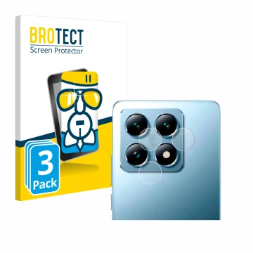 Vorderseite einer Produktverpackung mit dem Markenlogo BROTECT. Daneben ist das Gerät Xiaomi 14T (NUR Kameraschutz) mit dem zu