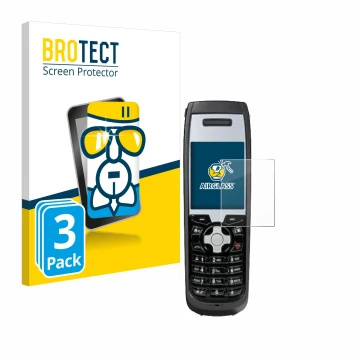 Vorderseite einer Produktverpackung mit dem Markenlogo BROTECT. Daneben ist das Gerät Funktel FC5 mit dem zugehörigen Displays