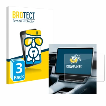 Vorderseite einer Produktverpackung mit dem Markenlogo BROTECT. Daneben ist das Gerät Polestar 4 2025 mit dem zugehörigen Disp