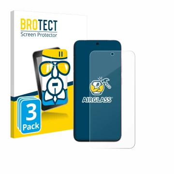 Vorderseite einer Produktverpackung mit dem Markenlogo BROTECT. Daneben ist das Gerät Vivo X200 Pro mini mit dem zugehörigen D